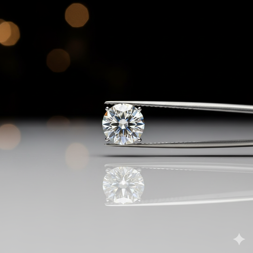 IGI Certified 3.50 CT Round Cut Lab Grown Diamond