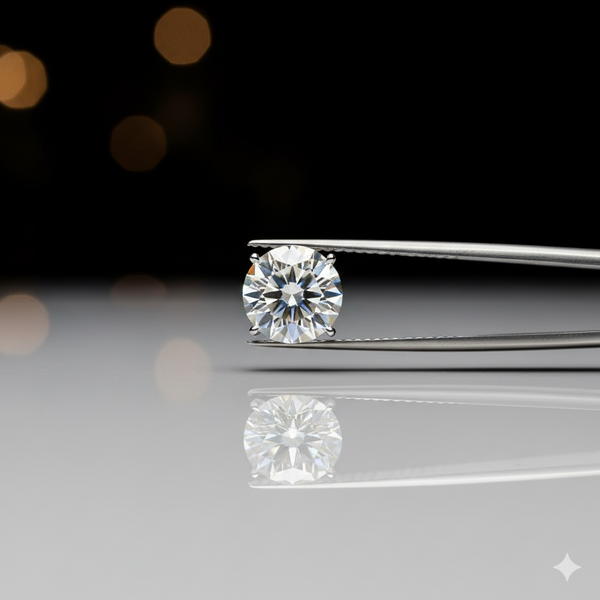 IGI Certified 3.50 CT Round Cut Lab Grown Diamond