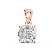 Classic Solitaire Diamond Necklace