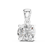 Classic Solitaire Diamond Necklace