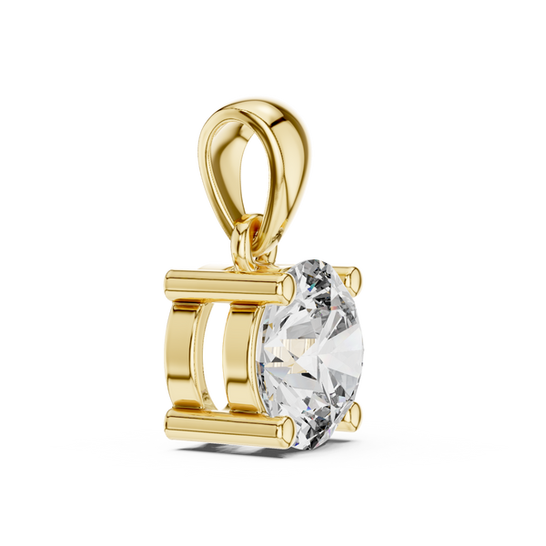 Classic Solitaire Diamond Necklace