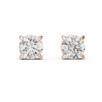 Load image into Gallery viewer, Elegant Basket Solitaire Studs
