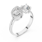 Load image into Gallery viewer, Pear &amp; Round Elegance ring
