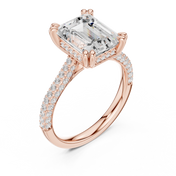 Apex 3.71ct Emerald Cut Diamond Ring