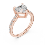 Load image into Gallery viewer, Juliet 2.00ct Heart Cut Diamond Engagement Ring
