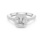 Load image into Gallery viewer, Prism 1.00ct Asscher Cut Diamond Ring
