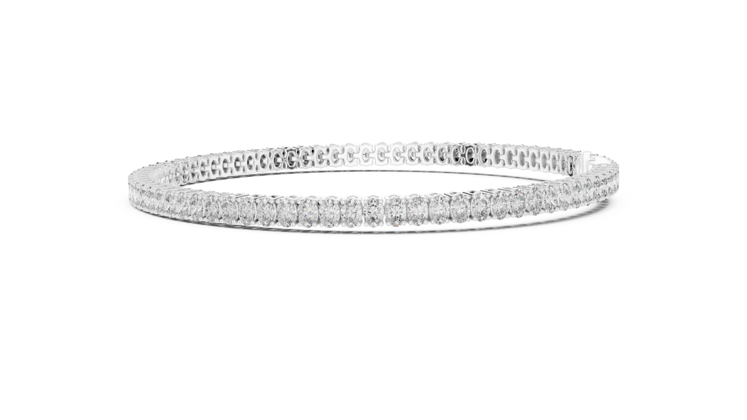 Oval Tennis Bracelet — 11.85ct