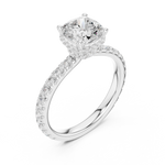 Load image into Gallery viewer, Celeste 1.50ct Cushion Diamond Halo Engagement Ring

