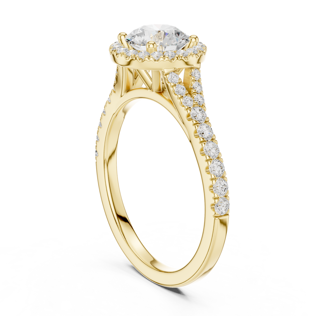 Callista 1.00ct Round Brilliant Diamond Ring