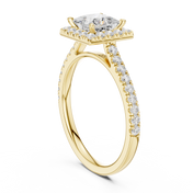 Inès 1.04ct Princess Cut Diamond Ring