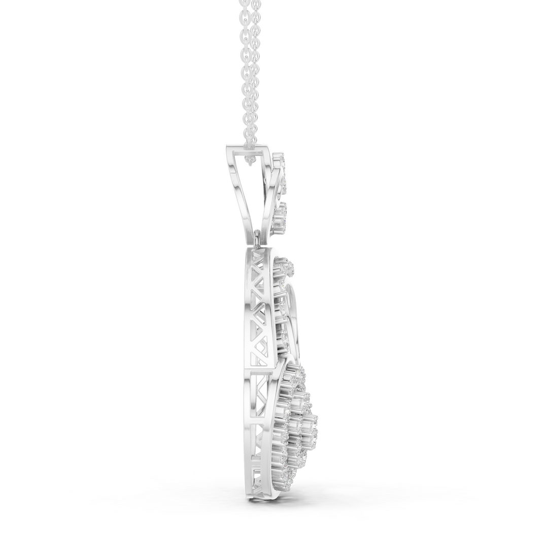 Bubble Circle Pendant — 1.16ct