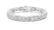 Princess Tennis Bracelet — 24.28ct
