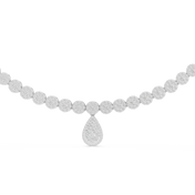Pear Drop Graduated Necklace — 7.88ct