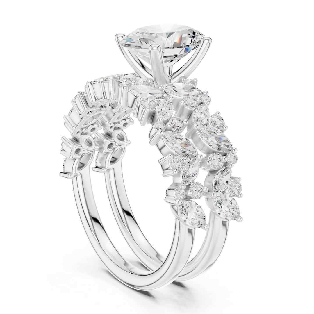 Serene 1.67ct Oval Diamond Ring