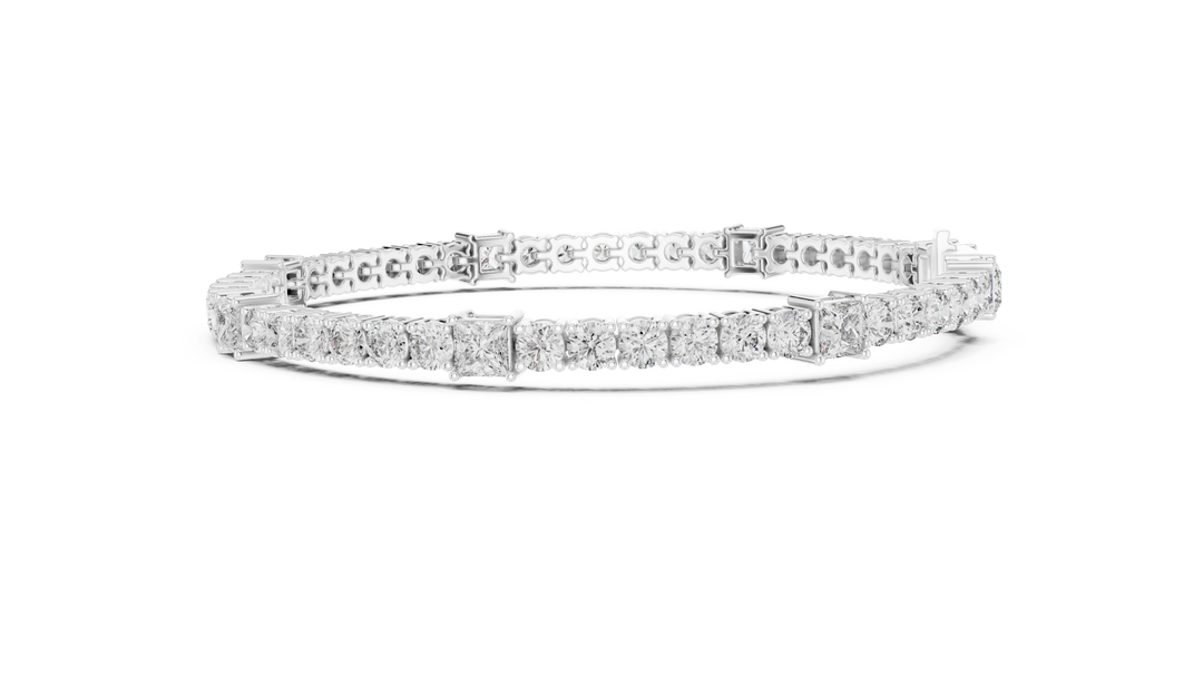 Round Princess Bracelet — 6.62ct