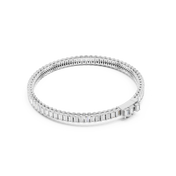 Full Baguette Link Men's Bracelet — 3.46ct