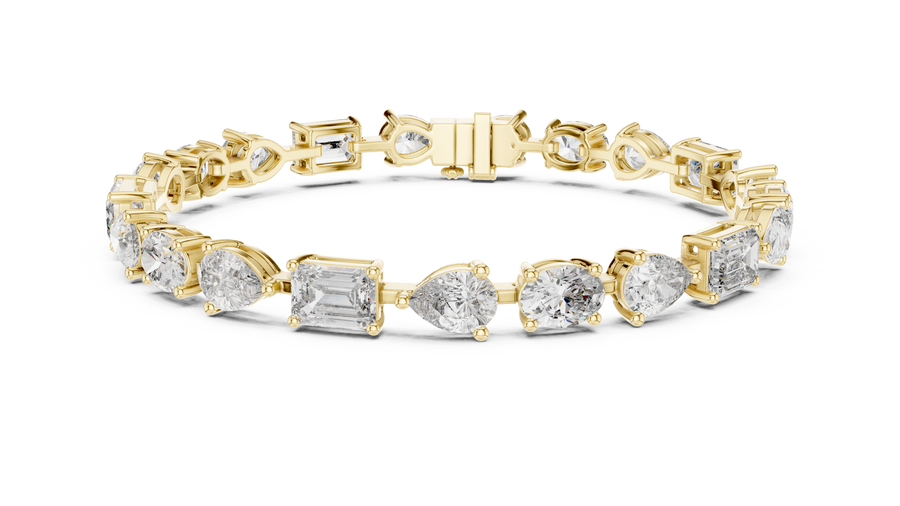 Tri-Shape Bracelet — 15.48ct