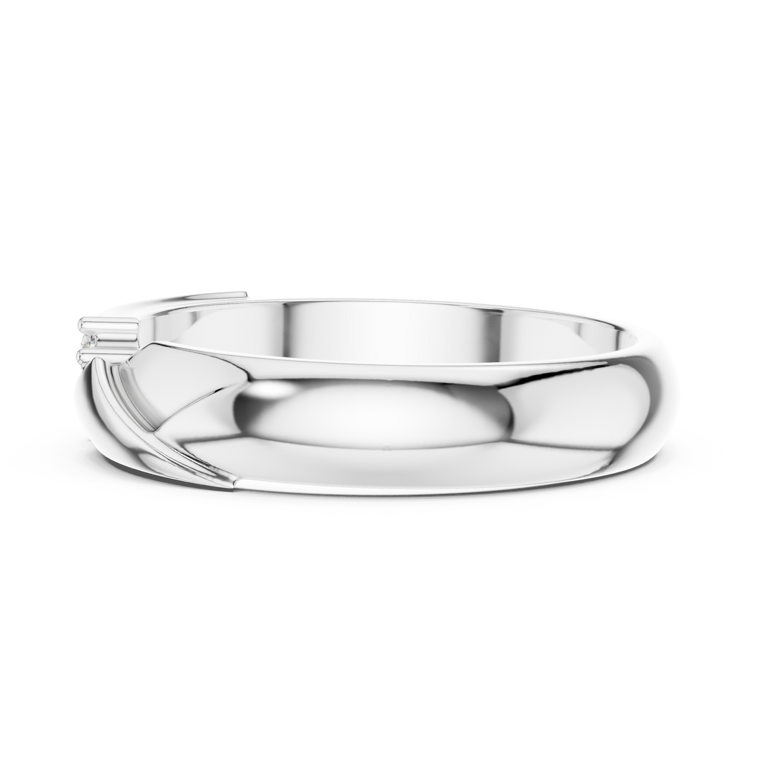 Graduated Trio Mens Ring — 0.08ct