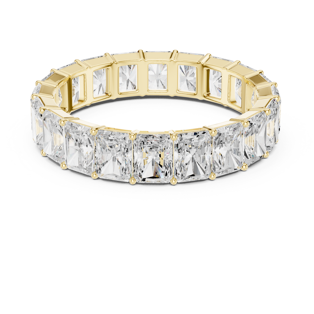 Radiant Eternity Mens Ring — 4.87ct