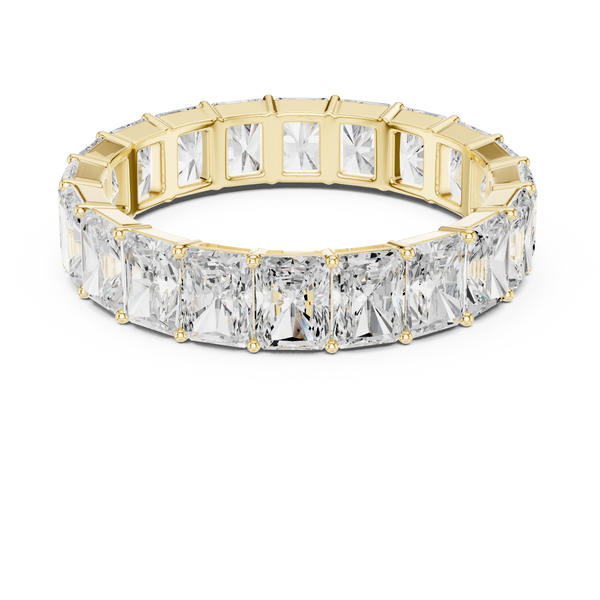 Radiant Eternity Mens Ring — 4.87ct