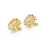Damini Diamond Halo Stud Earrings