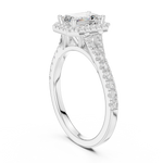Load image into Gallery viewer, Aria 1.00ct Emerald Cut Diamond Ring
