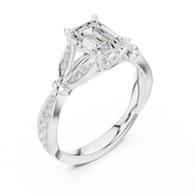 Emeraude 1.30ct Emerald Cut Diamond Ring