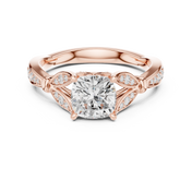 Velvet 1.27ct Cushion Cut Diamond Ring