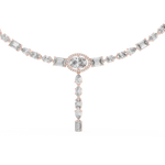 Load image into Gallery viewer, Cascading Multi-Cut Drop Necklace — 14.27ct
