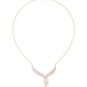 Crescent Wing Statement Necklace — 1.51ct