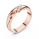 Load image into Gallery viewer, Graduated Trio Mens Ring — 0.08ct
