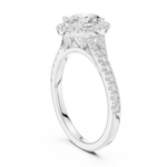 Load image into Gallery viewer, Rosette 1.00ct Oval Diamond Ring
