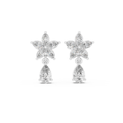 Eira Diamond Solitaire Stud Earrings