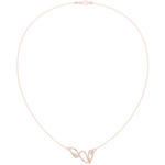 Load image into Gallery viewer, Open Heart Wirework Necklace — 0.09ct
