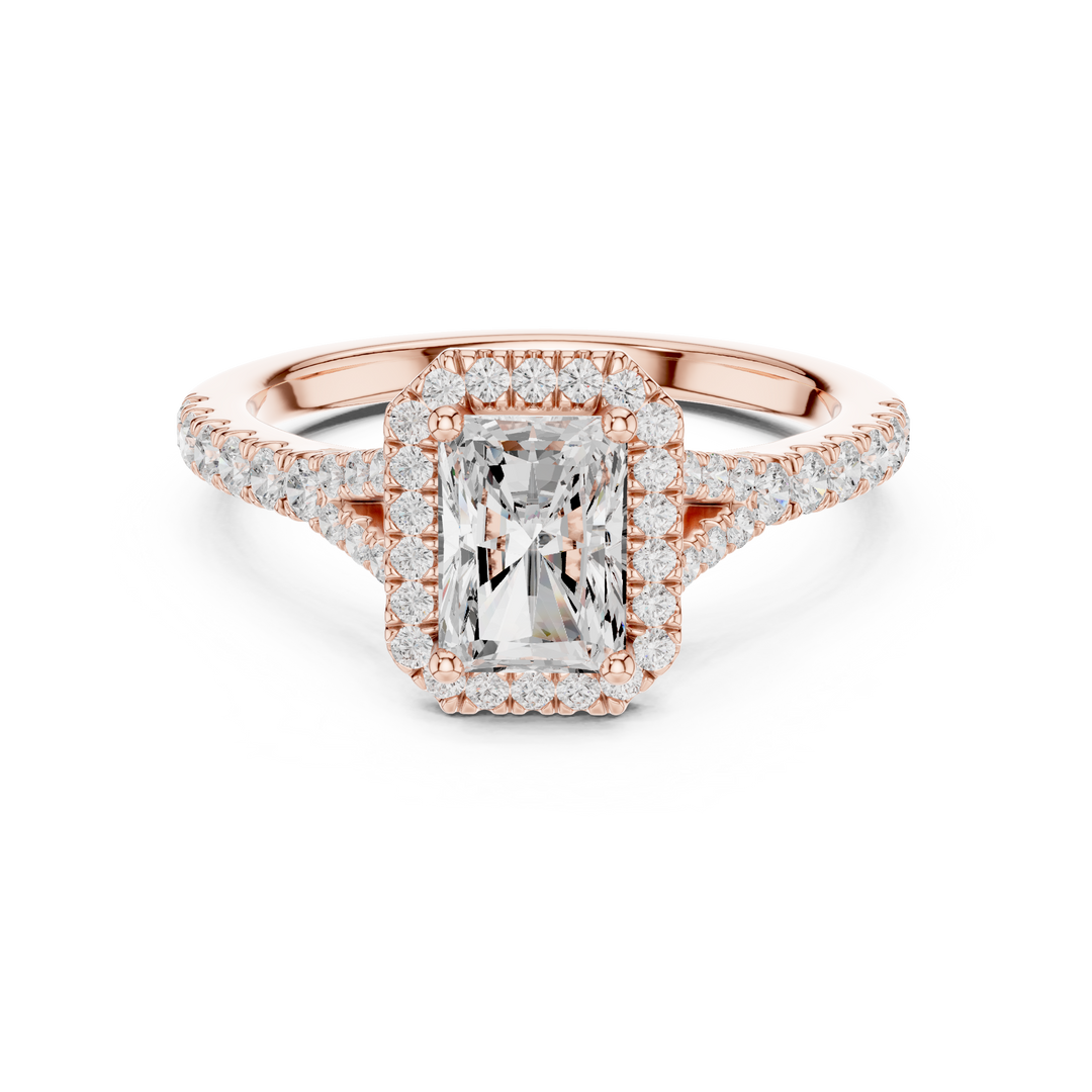 Solange 1.00ct Radiant Cut Diamond Ring