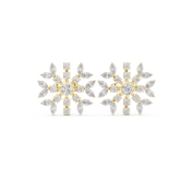 Zia Diamond Halo Stud Earrings