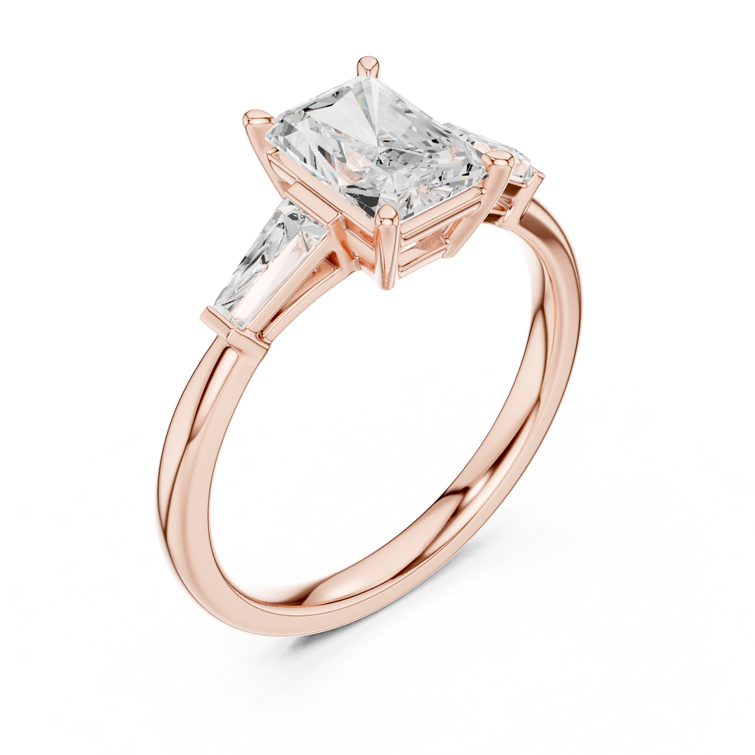 Magnolia 1.56ct Radiant Cut Diamond Ring