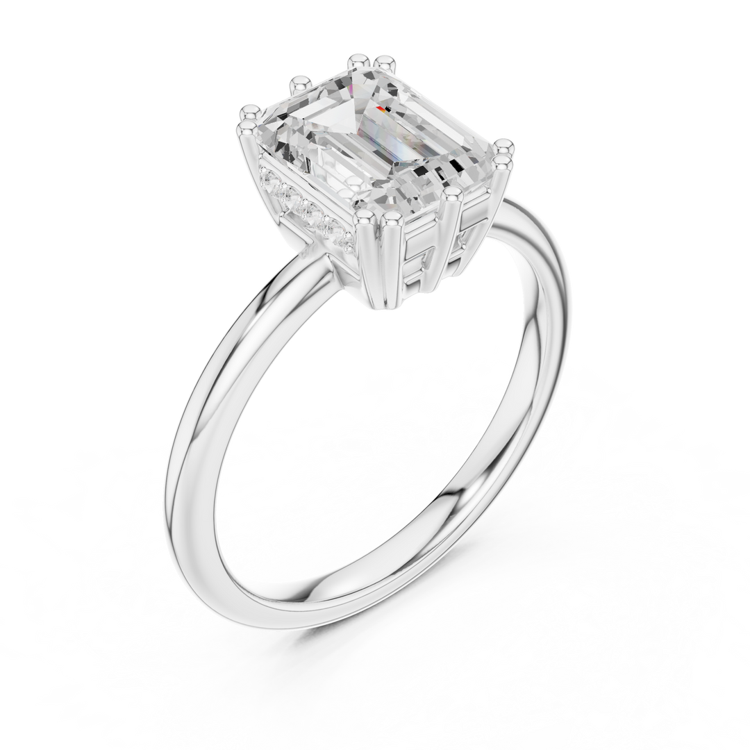Imperiale 2.08ct Emerald Cut Diamond Ring