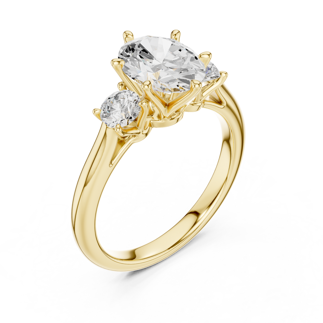 Seraphine 1.50ct Oval Diamond Engagement Ring
