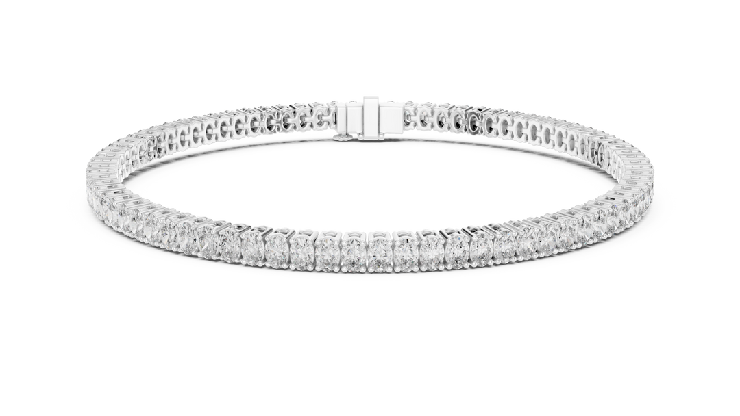 Oval Tennis Bracelet — 11.85ct