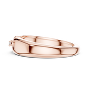 Diagonal Four Mens Ring — 0.07ct