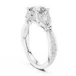 Load image into Gallery viewer, Velvet 1.27ct Cushion Cut Diamond Ring

