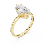 Load image into Gallery viewer, Fantaisie Marquise Diamond Accent Ring
