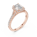 Load image into Gallery viewer, Aria 1.00ct Emerald Cut Diamond Ring
