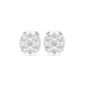 Soraya Diamond Halo Stud Earrings