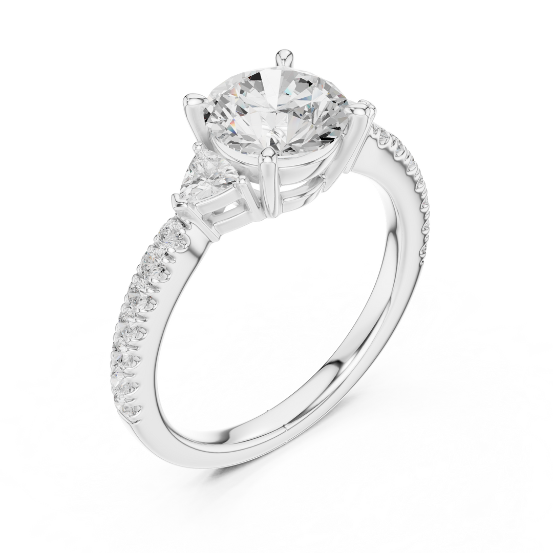 Lumina 1.50ct Round Diamond Ring