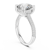 Summit 3.68ct Cushion Cut Diamond Ring