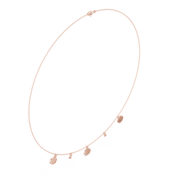 Hexagonal Cluster Necklace — 0.38ct