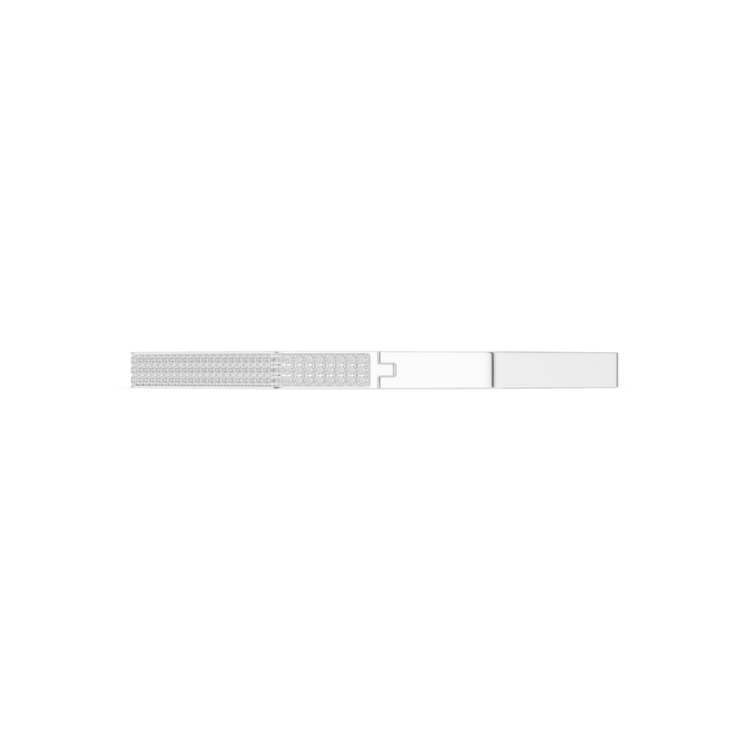 Full Pavé Bangle Men's Bracelet — 1.11ct