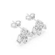 Mira Diamond Solitaire Stud Earrings